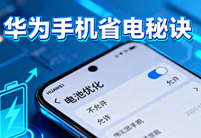 功耗优化隐藏（华为手机耗电快这个隐藏开关才是电老虎）