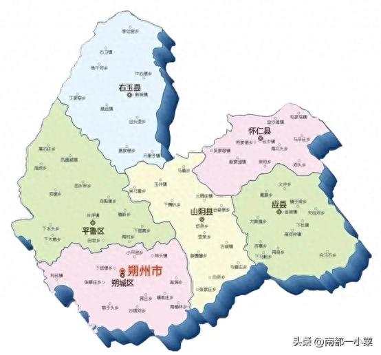 山西朔州，四大古镇