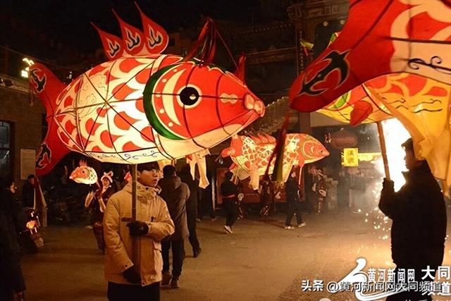 【文旅推荐】春节必看！浑源古城“鱼灯舞”点亮千年文化！