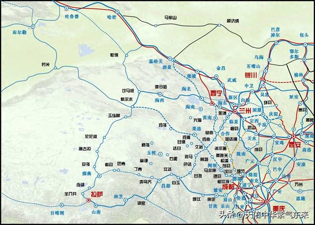 成都至兰州铁路是怎样一步步演变为成都至西宁铁路的？