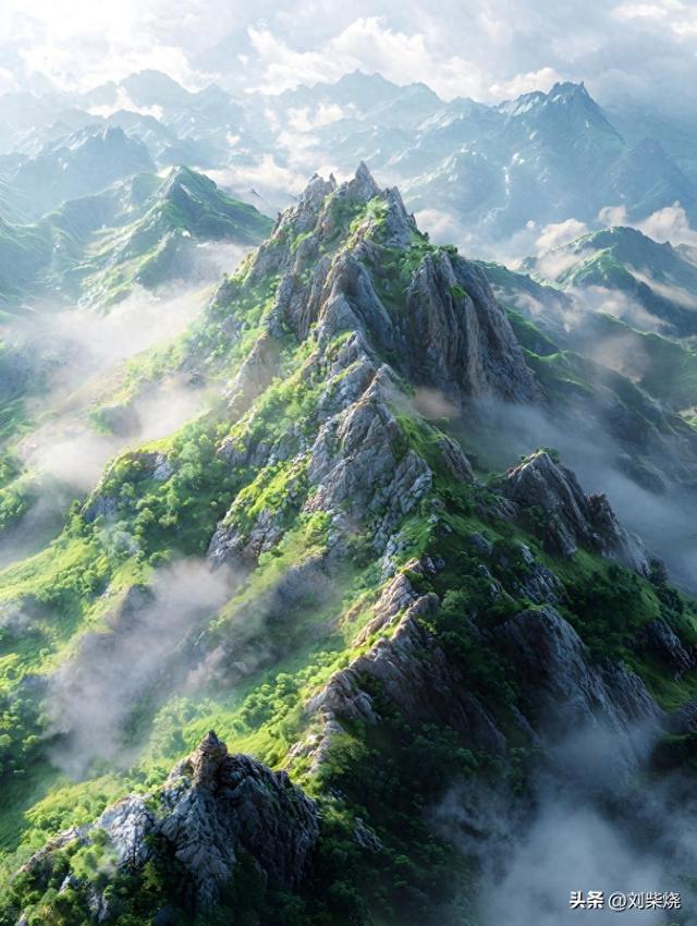 雨中入山