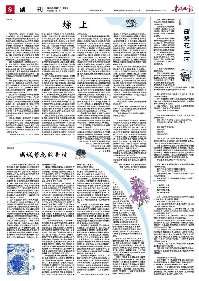 满城繁花飘香时 □王晓虹