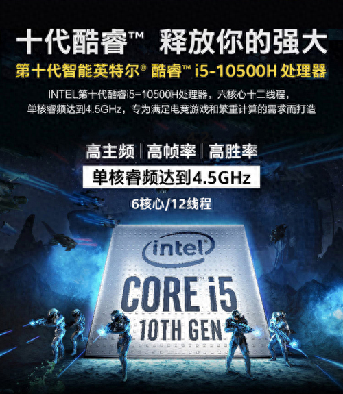 i7-9750h属于什么档次（i510500H上市堪称小i7）