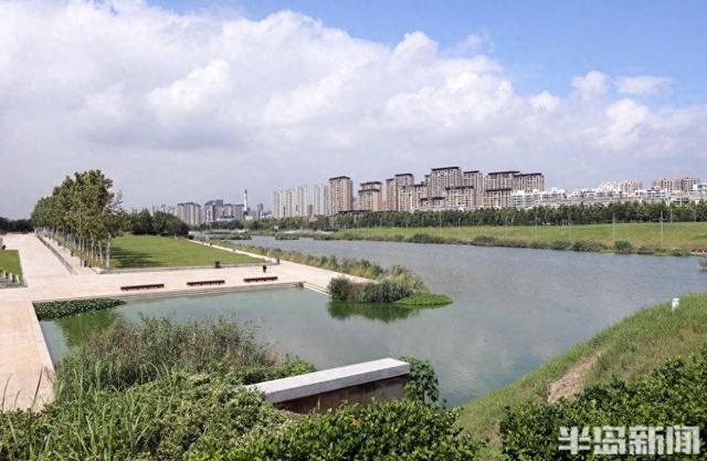 雨后三里河，风景如画