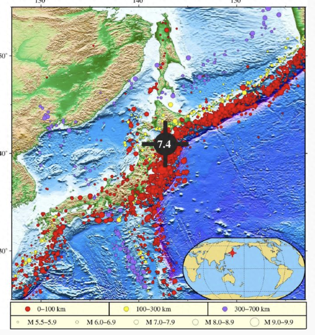 日本突发7.6级大地震或叠加3米高海啸！三天前专家预测东京“直下型地震”最高将致1.8万人遇难，损失83万亿