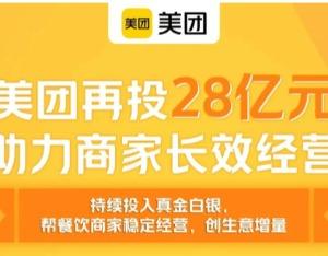 七成外卖增量订单实付不足15元！美团追加28亿元助力商家稳利润