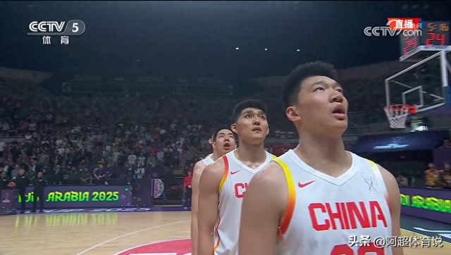 CCTV-5正在直播 中国男篮亚洲杯 中国队VS约旦队