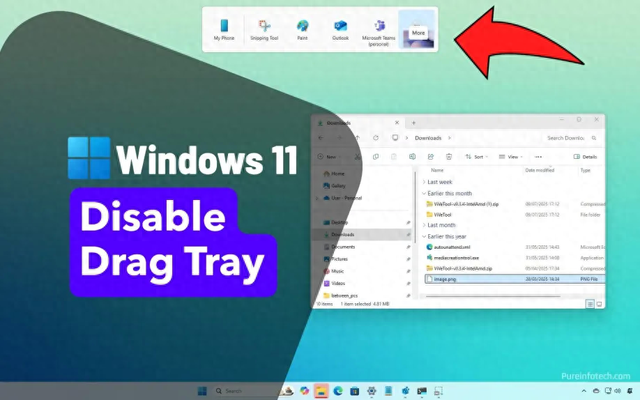 Win11学院：如何在Windows 11中禁用拖拽分享文件功能