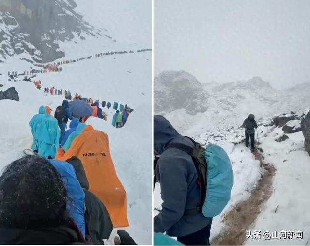 珠峰暴雪中，向导一人一狗带上百人撤离，有人转账5千元感谢，本人回应：从业十几年没见过这么大的雪