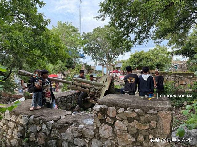战壕与大炮陈列景区，柬埔寨一历史遗址变身打卡地