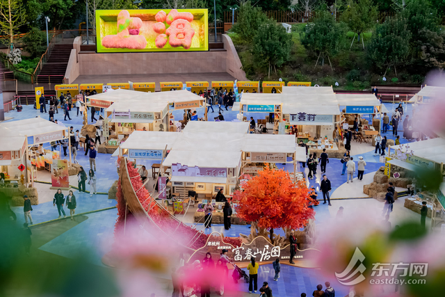从画里到眼前！杭州把“三江两岸”搬至上海，“大地村集”解锁沉浸式秋游新方式
