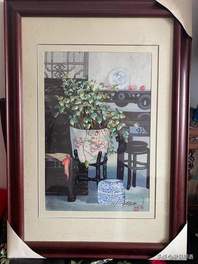 早于“文艺赋能”二十年，我父亲就这样让画作“活	”成了苏绣