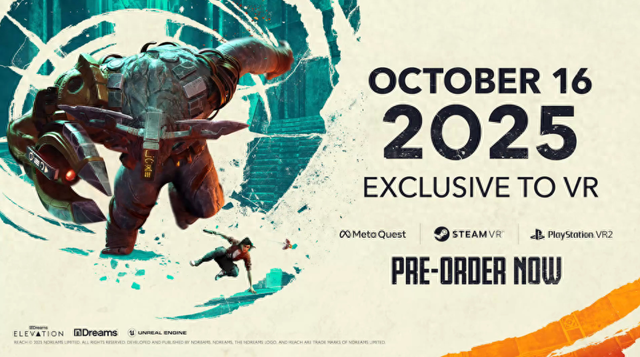 VR游戏《Reach》10月16日发售 售价40美元
