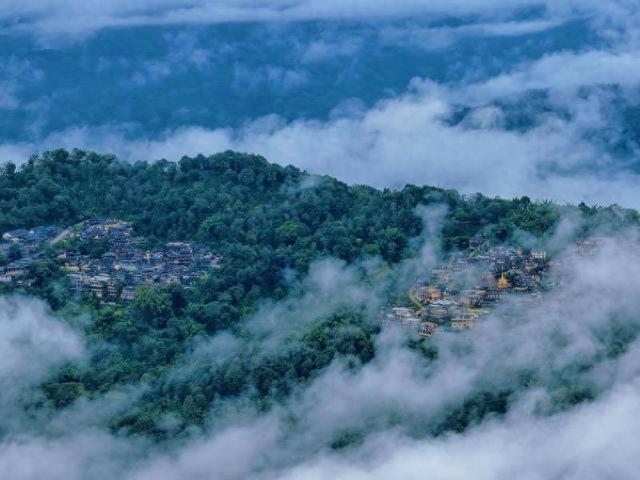 景迈山迎来“云海季” 冬季文旅全面升温