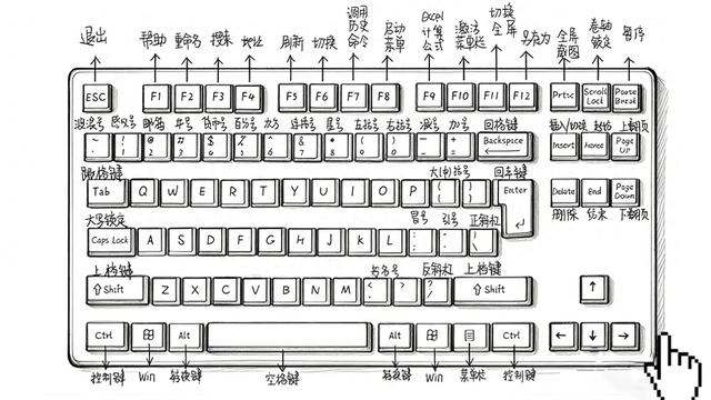 电脑的insert键是什么意思（电脑键盘英文按键的功能与用法）