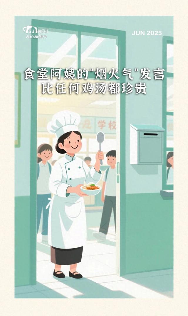 三分钟心灵鸡汤演讲稿（食堂阿姨的烟火气发言）