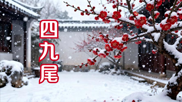 “过年冷不冷	，就看四九尾	”，明日四九最后一天，春节要冷到哭？