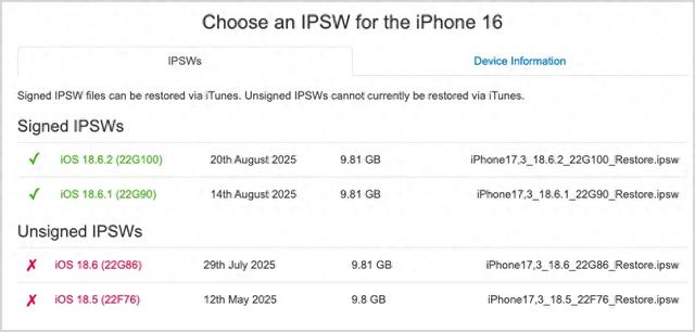 苹果紧急关闭 iOS 18.6 系统版本！老设备需要注意