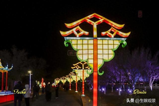 影记 | 春节临淄太公湖花灯展，景观都在这儿（下）