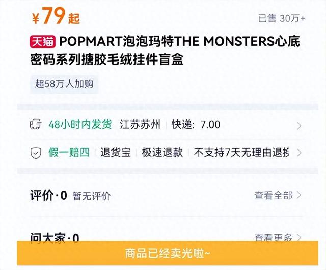 “迷你版LABUBU”60秒售罄，到底为啥这么火？