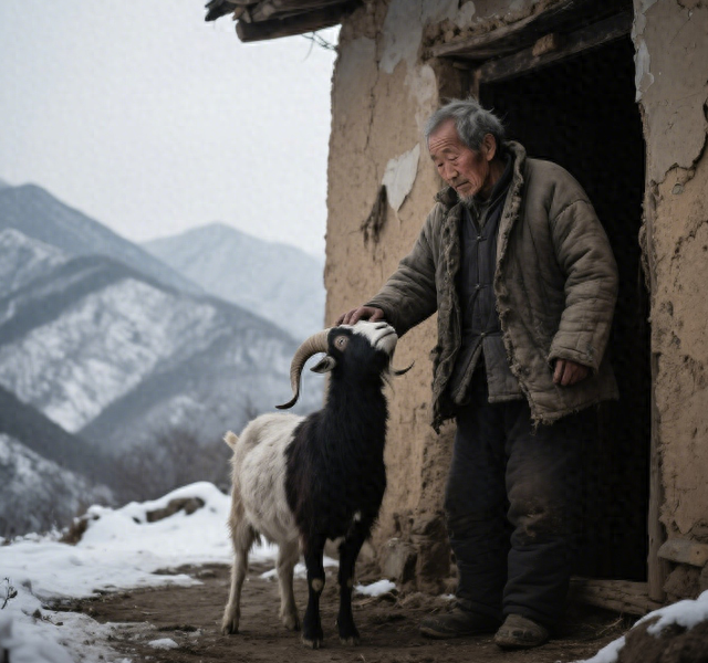 老光棍临死前把羊送给了我，三年后我杀羊时在羊肚里发现了地图