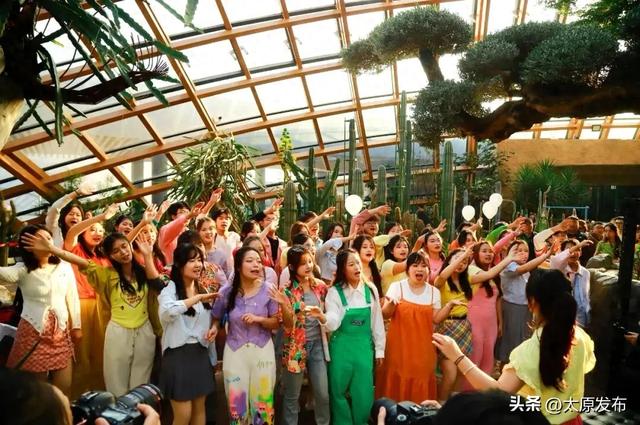 太原植物园音乐雅集与墨香春联共贺新岁