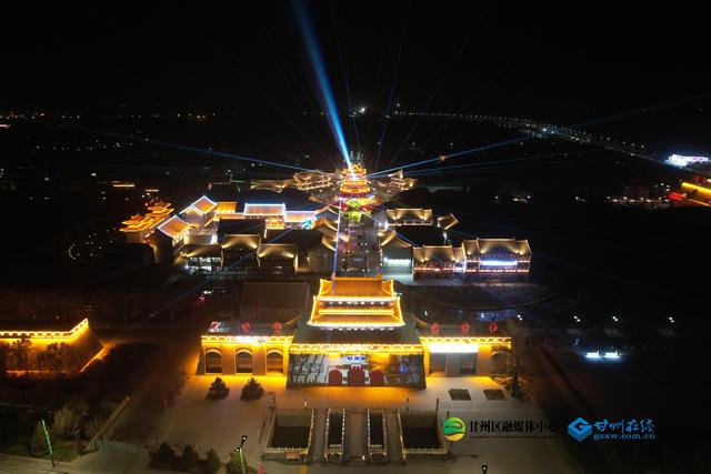 【祁连山下是我家】一城光影一城梦：甘州府城大型光影秀21日璀璨启幕