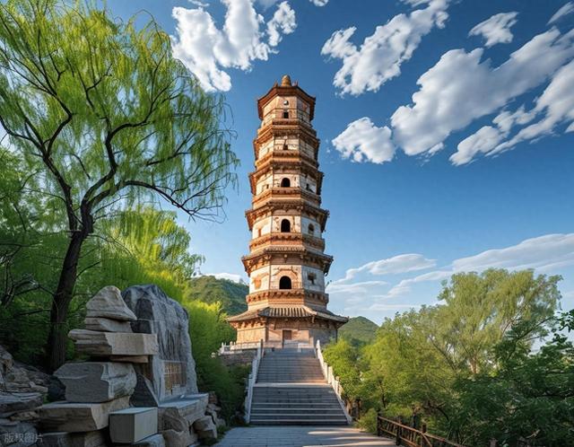 北京密云狂喜！冶仙塔免费了！以前收费 50 元，如今敞开玩