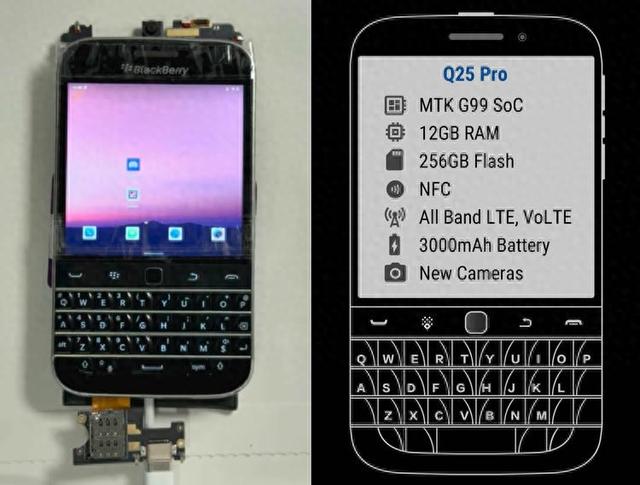 黑莓借壳复活？基于Android系统Zinwa Q25 Pro发售，改装自黑莓Q20