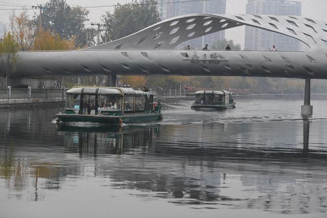 坝河15公里游船航线今天试航！明年游客有望乘船去往城市副中心