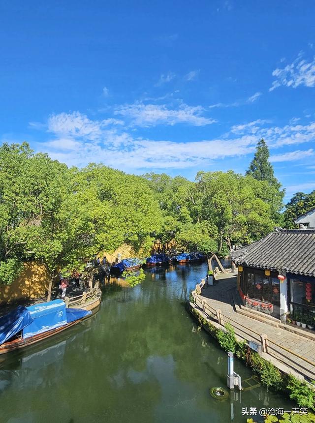 水之韵，水之乡，周庄古镇，犹如一副古色古香的山水墨画