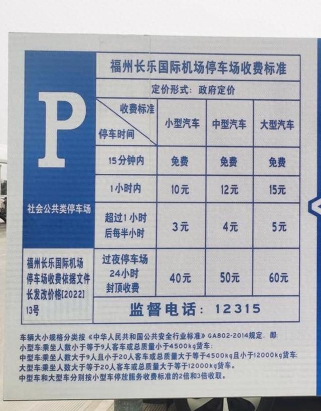 2025福州机场停车费，福州机场停车攻略