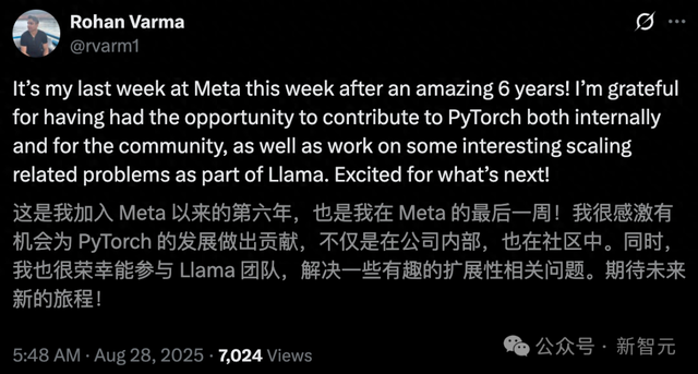 小扎噩梦！MSL两月爆雷8人闪辞，PyTorch元老出走实验室人心崩盘