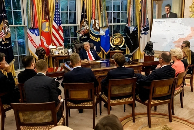 不许中国一家独大，特朗普联合8国在白宫签字，要废中国王牌