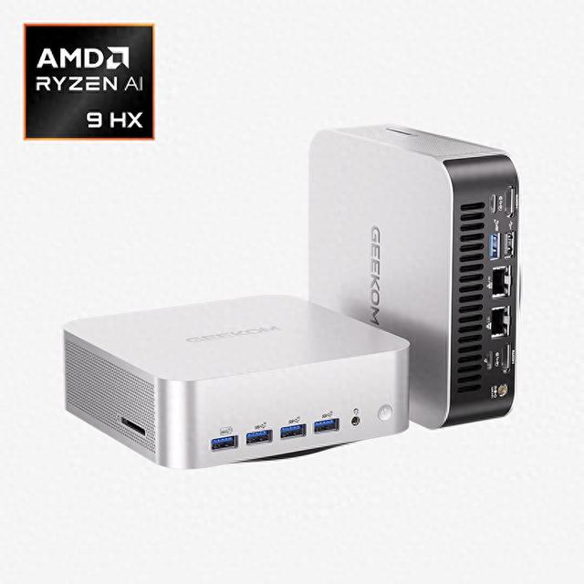 GEEKOM积核带来A9 Max迷你主机：HX 370，正面4个10G USB-A