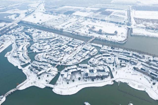 雪后的盐都，每一帧都是壁纸