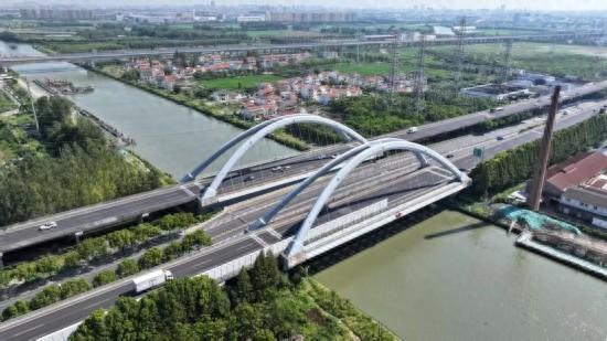横跨上海高等级航道重要航段 闵塔路桥正式开工