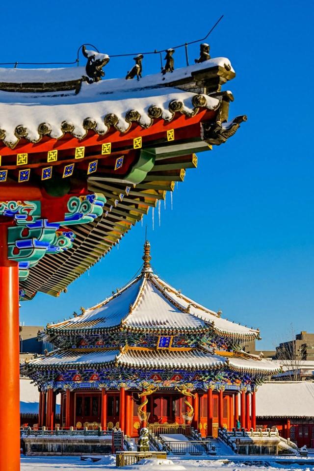 全网都在等的沈阳故宫雪景，来了→