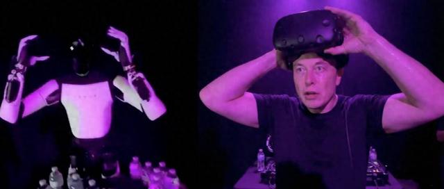 特斯拉机器人又被抓包：疑似遥控「摘头显」摔倒，名场面诞生