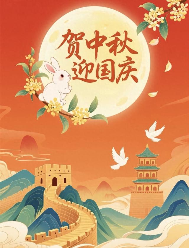 双节绘盛景 国泰民安康