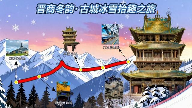 山西省冰雪运动体育旅游精品线路三“晋商冬韵·古城冰雪拾趣之旅”