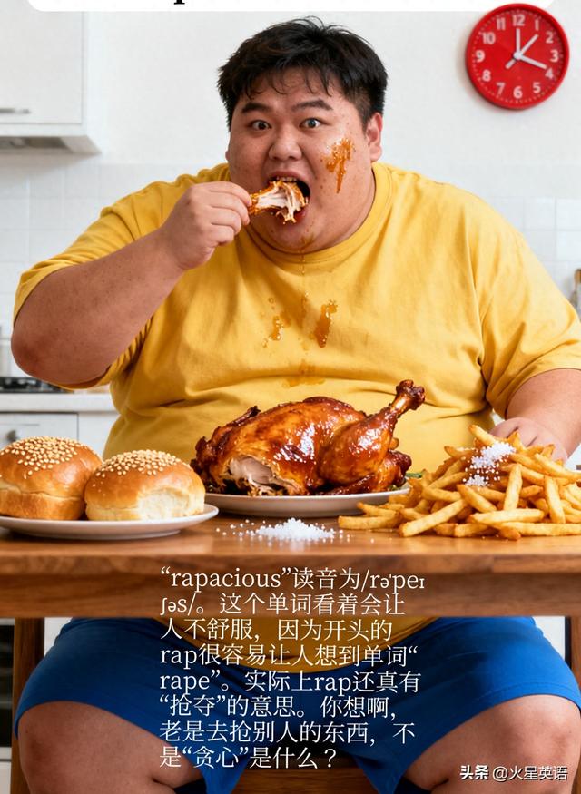 贪心是什么意思（会上瘾的单词记忆术rapacious贪婪的）