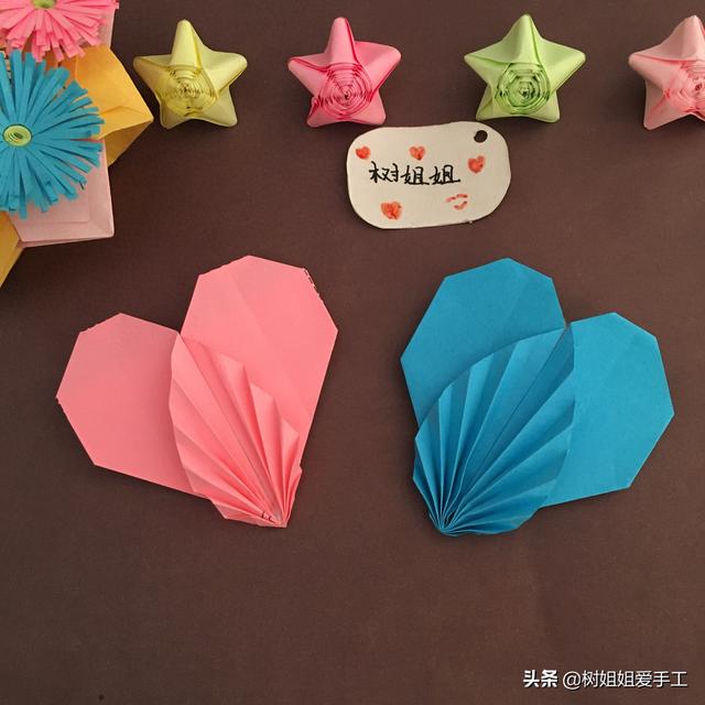 树叶如何做书签（实用折纸心与叶结合的折纸书签）