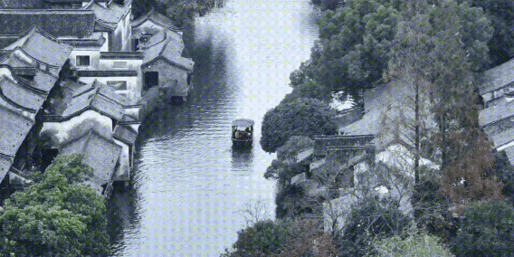 乌镇的雪景很曼妙