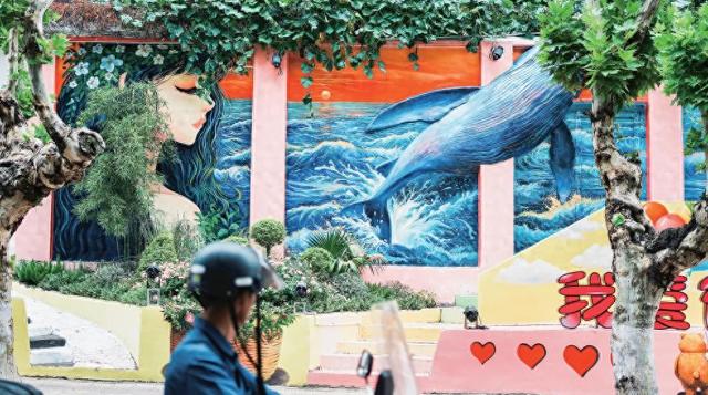 阿蒂特兰湖畔蓝村：绘彩留住外出男丁，玛雅文化活起来