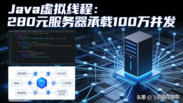 Java虚拟线程实战：280元服务器承载100万并发，响应式编程要凉了
