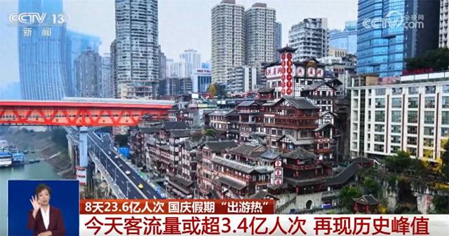 8天23.6亿人次彰显“流动中国”蓬勃活力 多元文旅体验引爆“出游热”