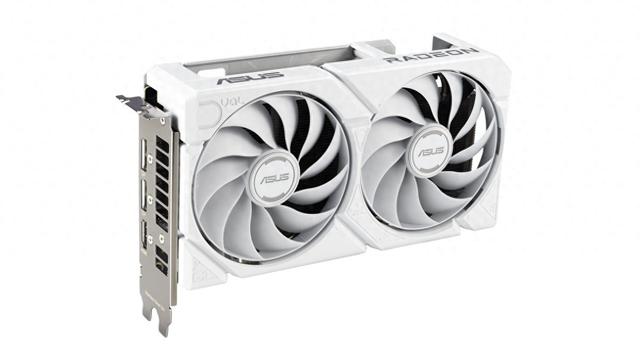 华硕Dual Radeon RX 9060 XT白色显卡发布：双风扇设计，长度仅202mm