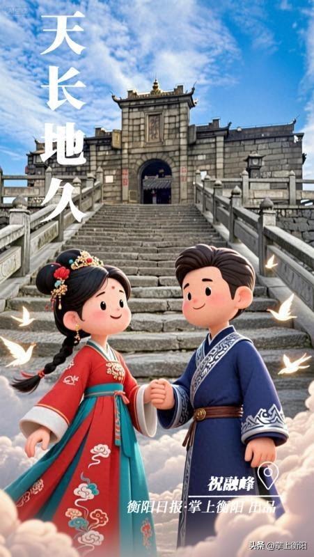AI海报丨衡阳人的七夕仪式感，这不就来了吗？