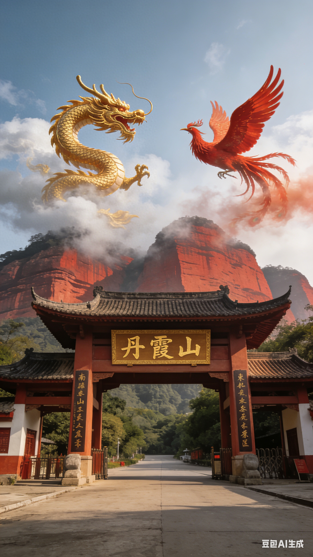 无双道龙赵小荣游记《 一笔祥龙行天下 》（一七0）丹霞山